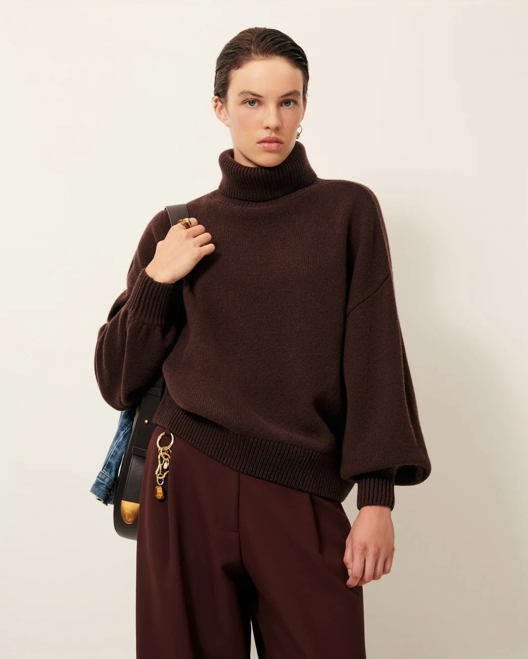 Sessun Niko Merino Sweater Coffee