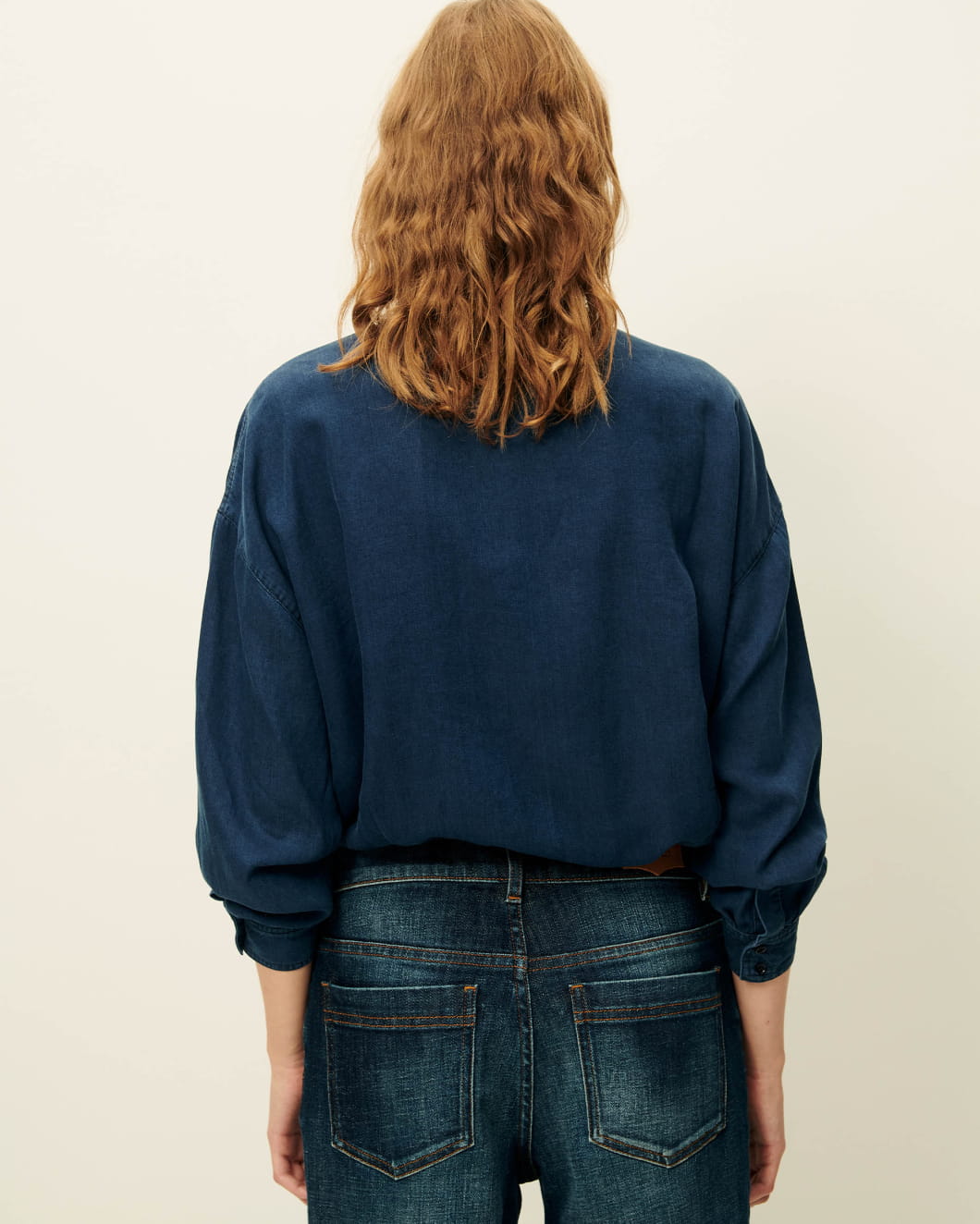 Sessun Jaynim Blouse Indigo Blue