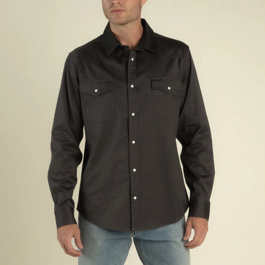 Sendero Wyatt Pearl Snap Basalt