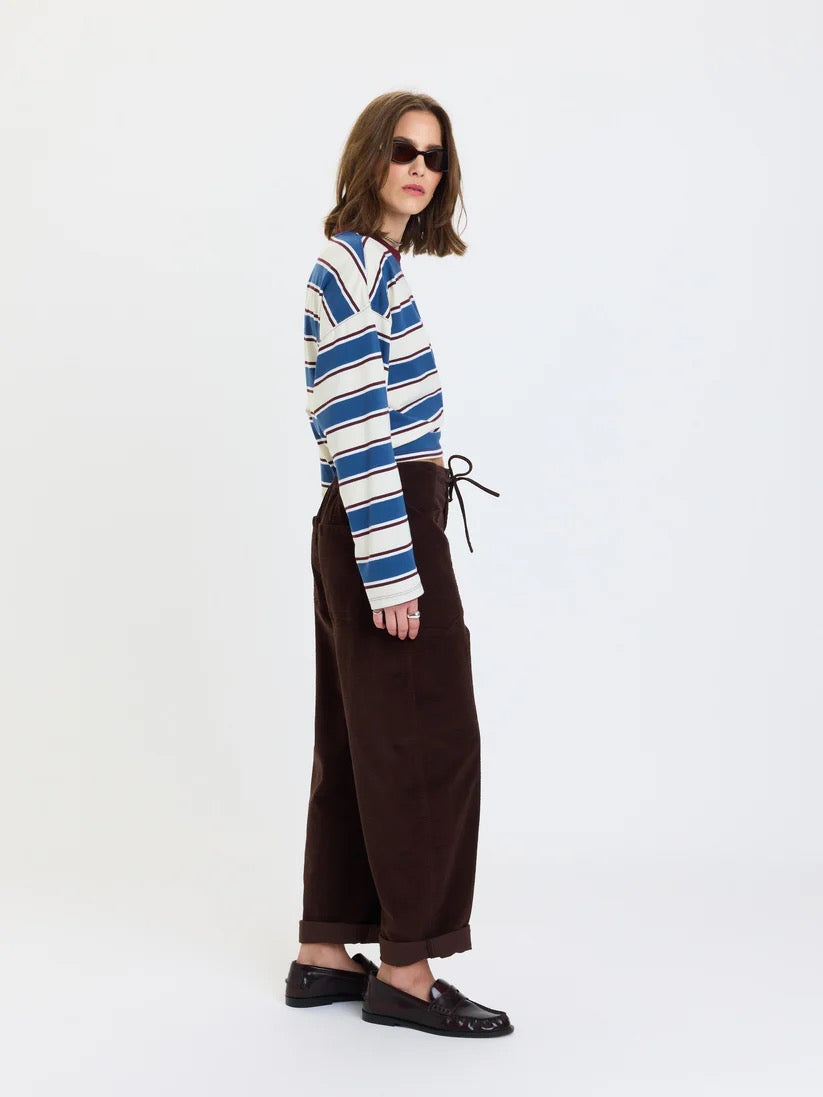 Daze Villa Drawstring Chocolate Cord