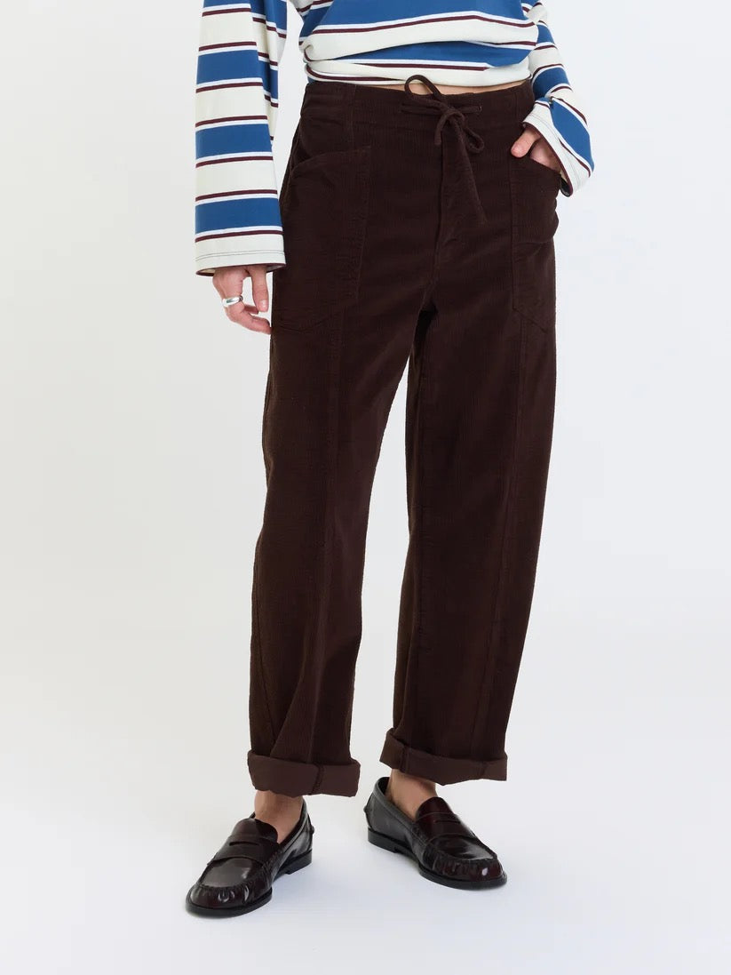 Daze Villa Drawstring Chocolate Cord