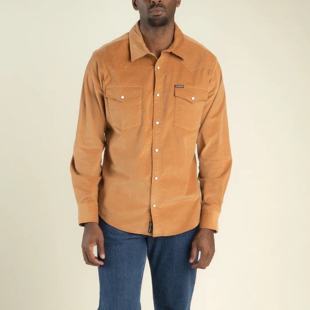 Sendero Wyatt Pearl Snap - Corduroy (5 colours)