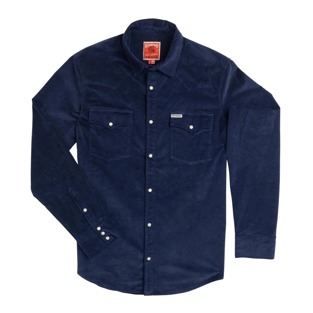 Sendero Wyatt Pearl Snap - Corduroy (5 colours)