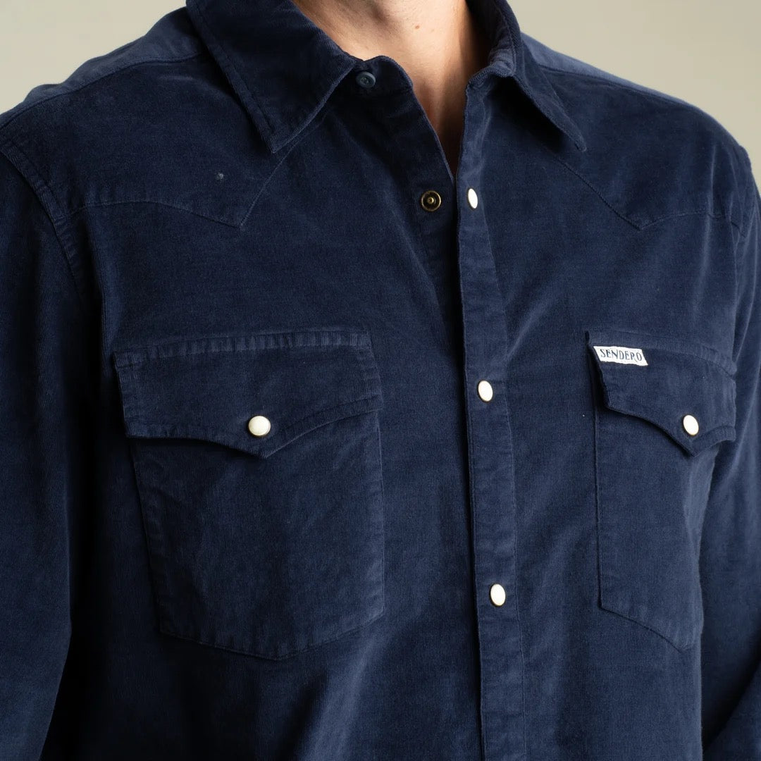 Sendero Wyatt Pearl Snap - Corduroy (5 colours)