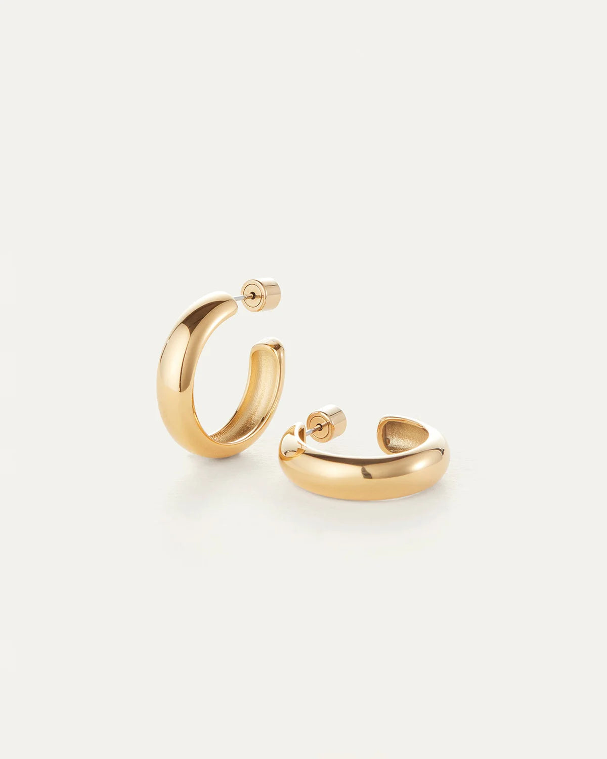 Jennybird Staple Hoops Medium Gold or Rhodium