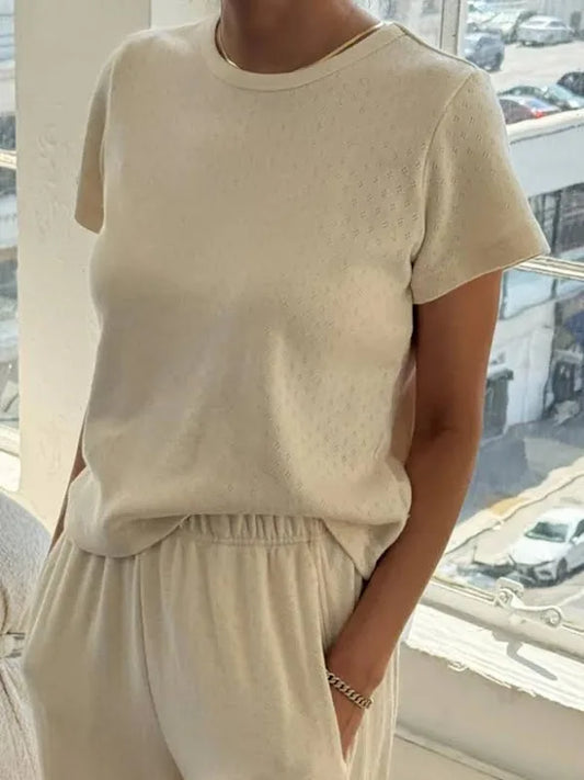Le Bon Shoppe Pointelle Babe Tee