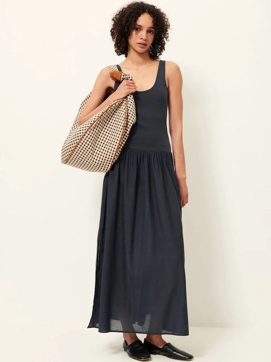 Sessun Solao Dress Smoke Green