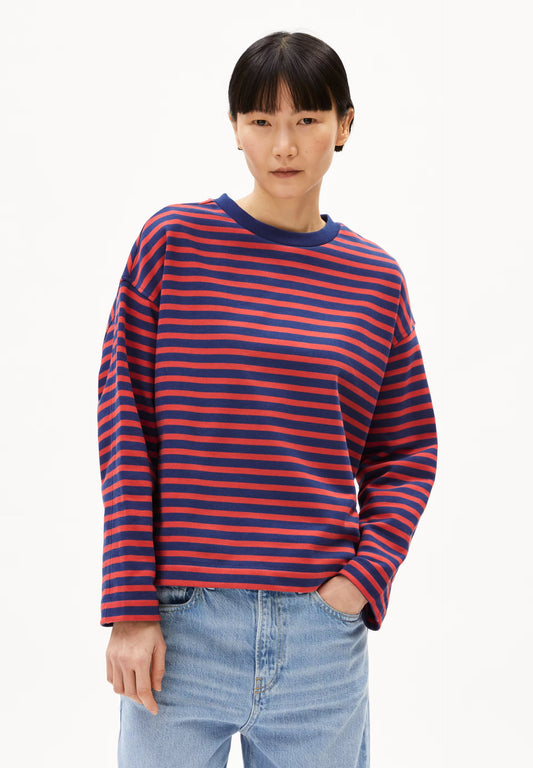 Armed Angels Frankaa Maarlen Stripe Blue/Blush