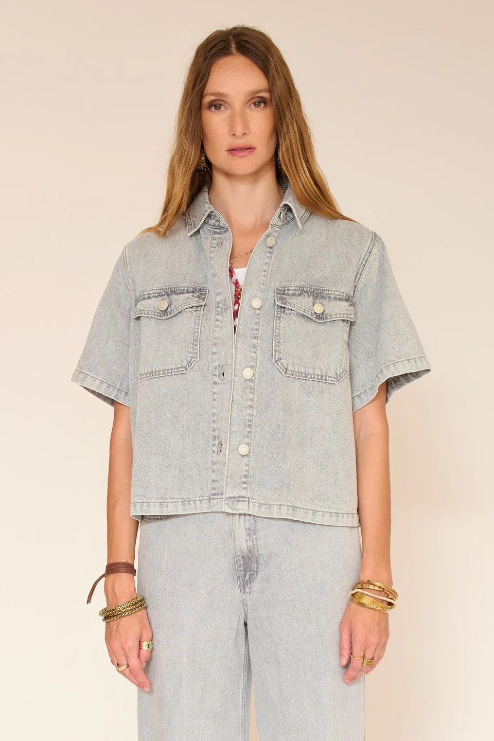 MKT Celita Tokyo Denim Top