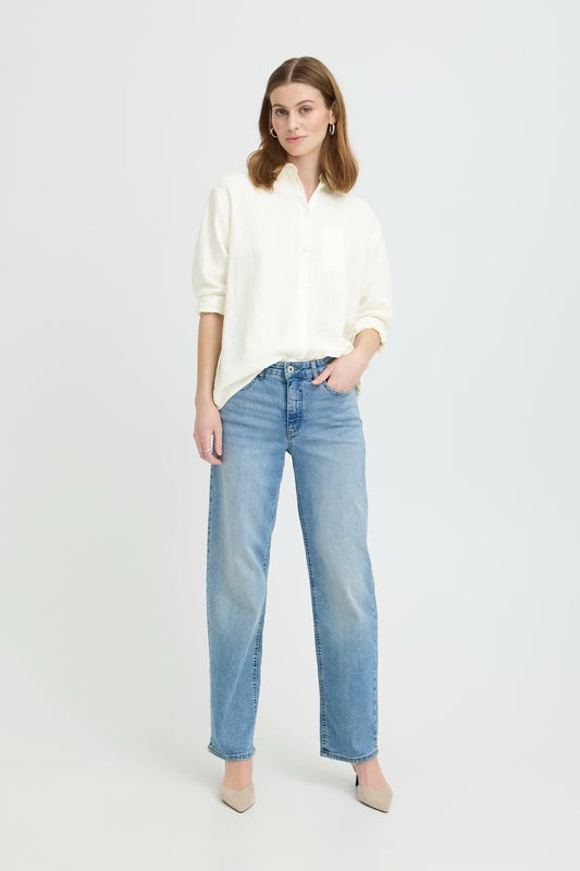 Ichi Linno Long Sleeve Shirt