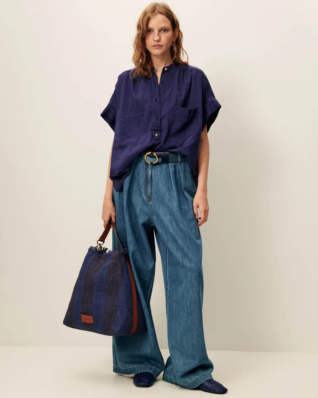 Sessun Camille Shirt Bleu Emilienne