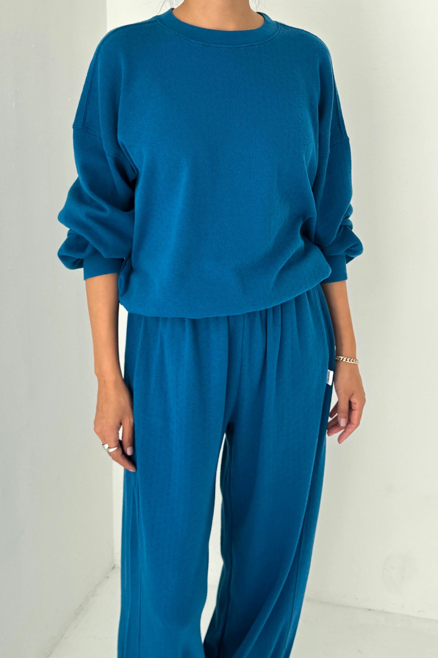 Le Bon Shoppe Pointelle Core Sweatshirt
