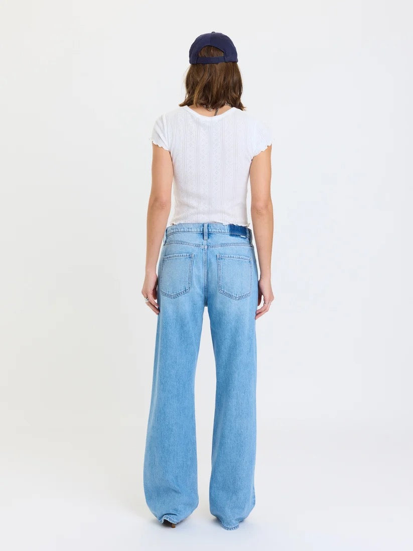 Daze 2K Mid Rise Relaxed Baggy Jean