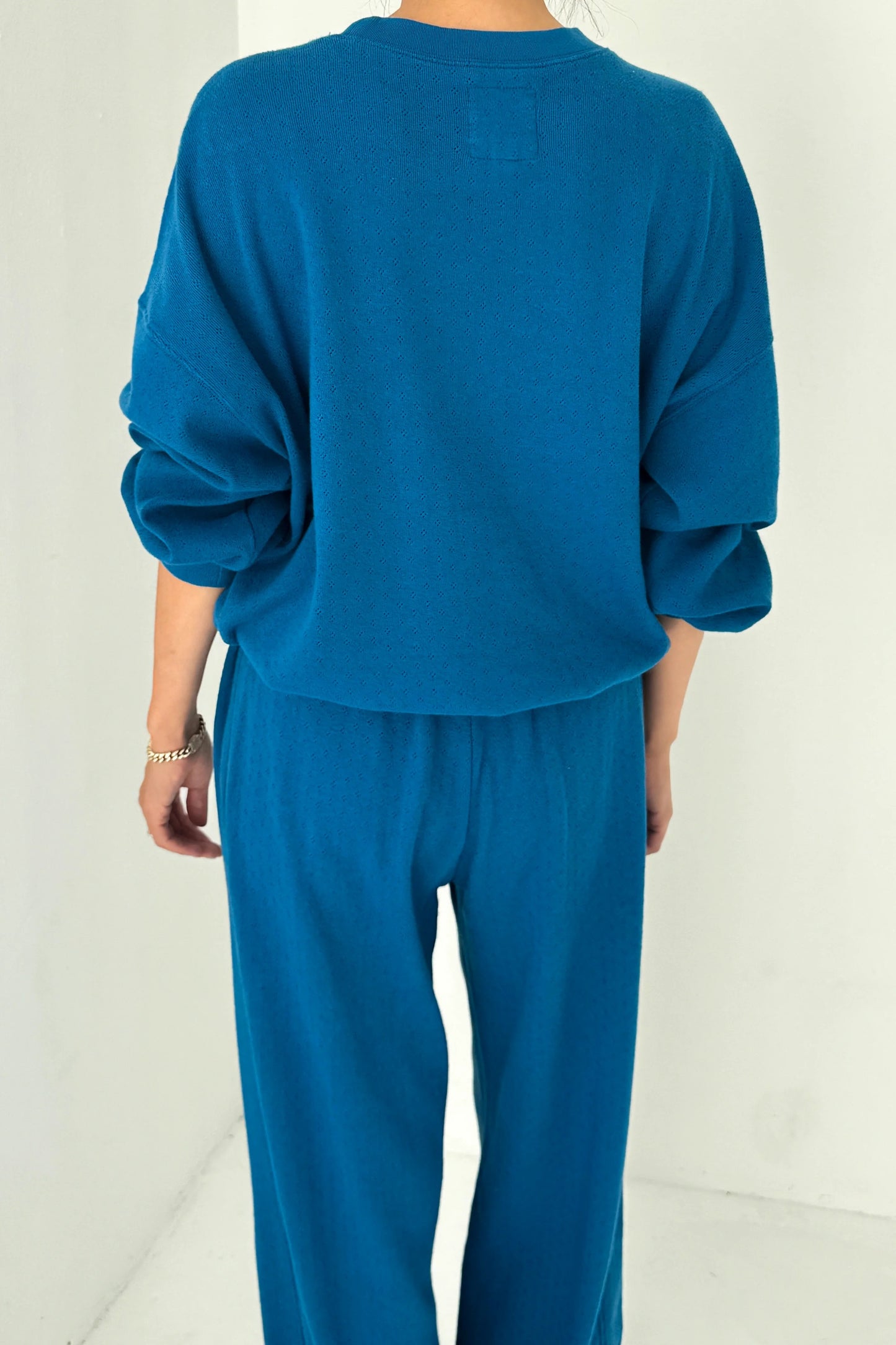 Le Bon Shoppe Pointelle Core Sweatshirt