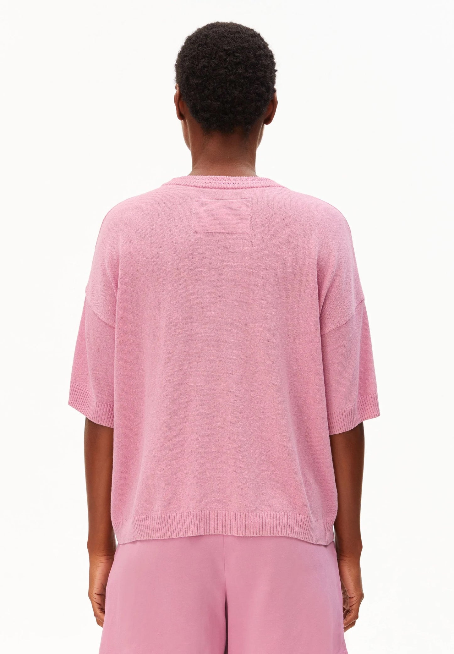 Armed Angels Short Sleeve Linen Blend Knit Sweater (2 Colours)
