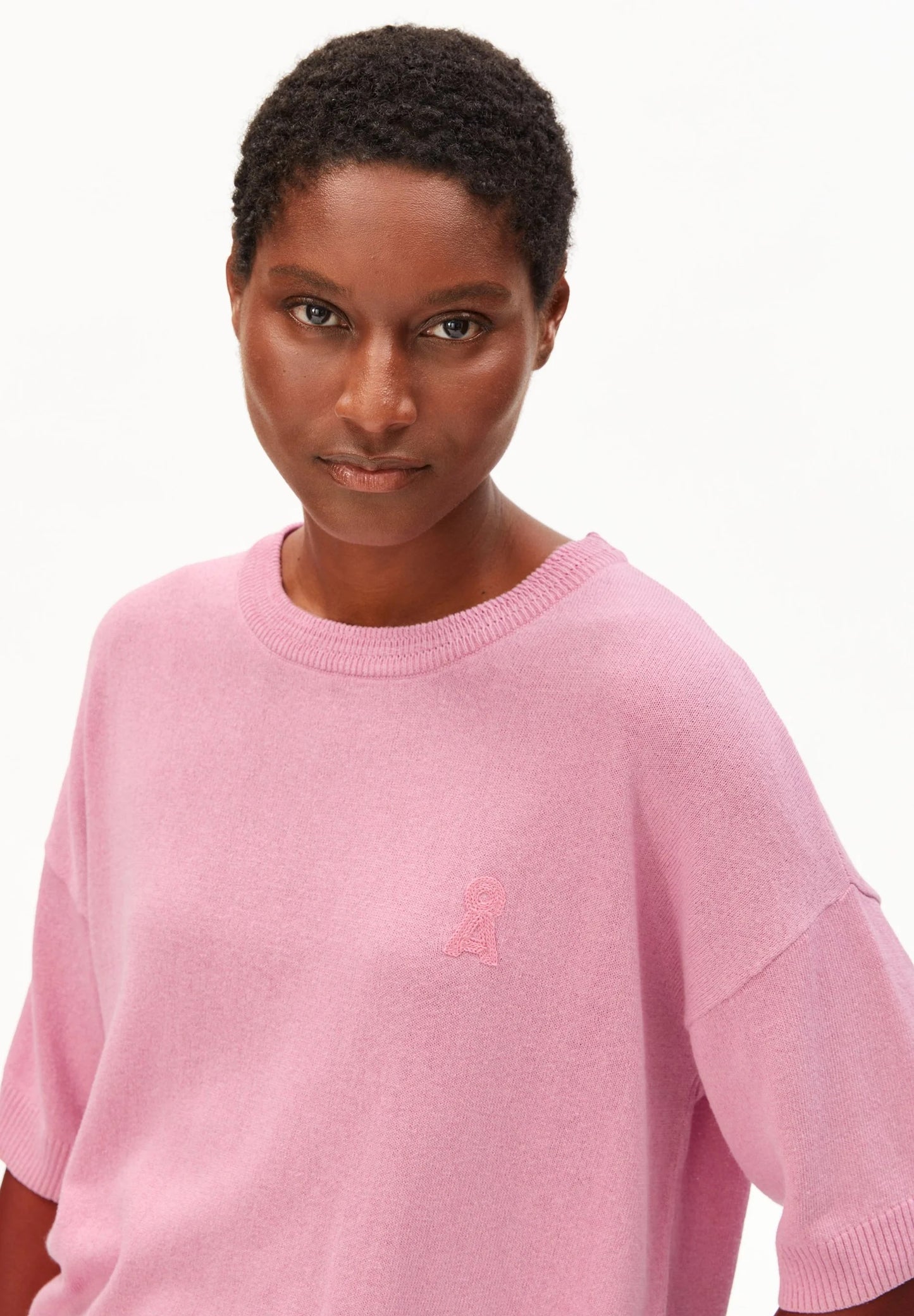 Armed Angels Short Sleeve Linen Blend Knit Sweater (2 Colours)