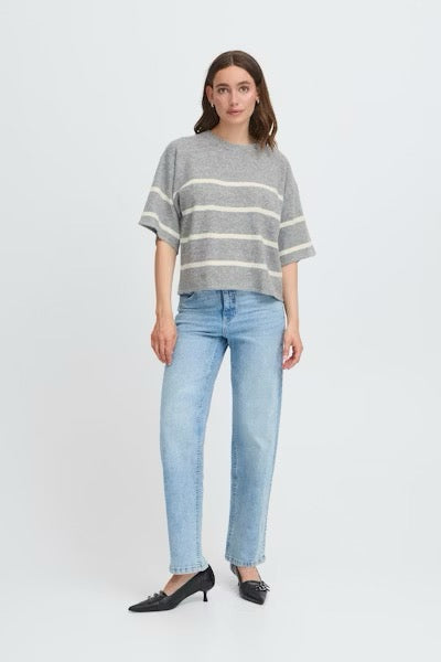 Ichi Dasila 3/4 Sleeve Sweater