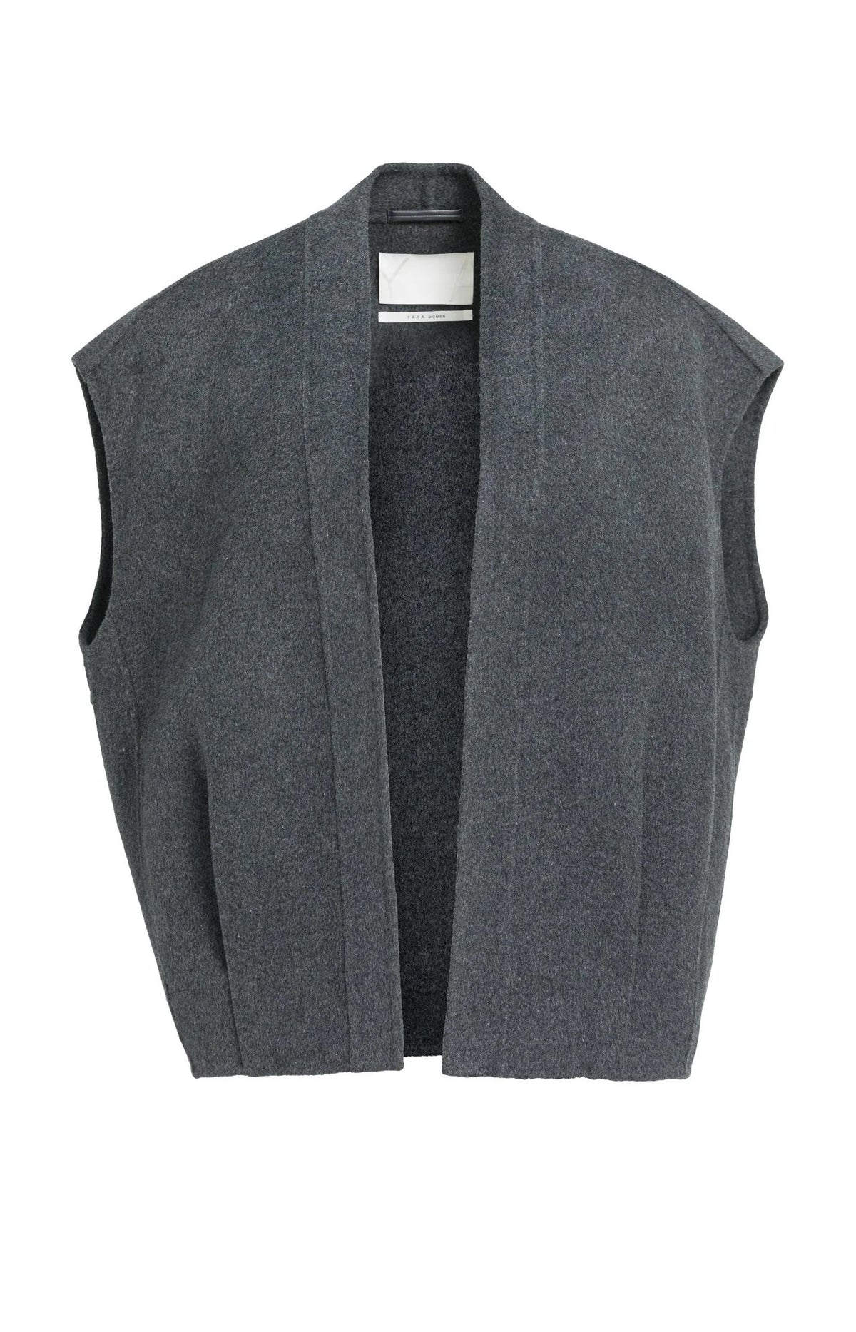 YaYa Oversized Wool Blend Gilet