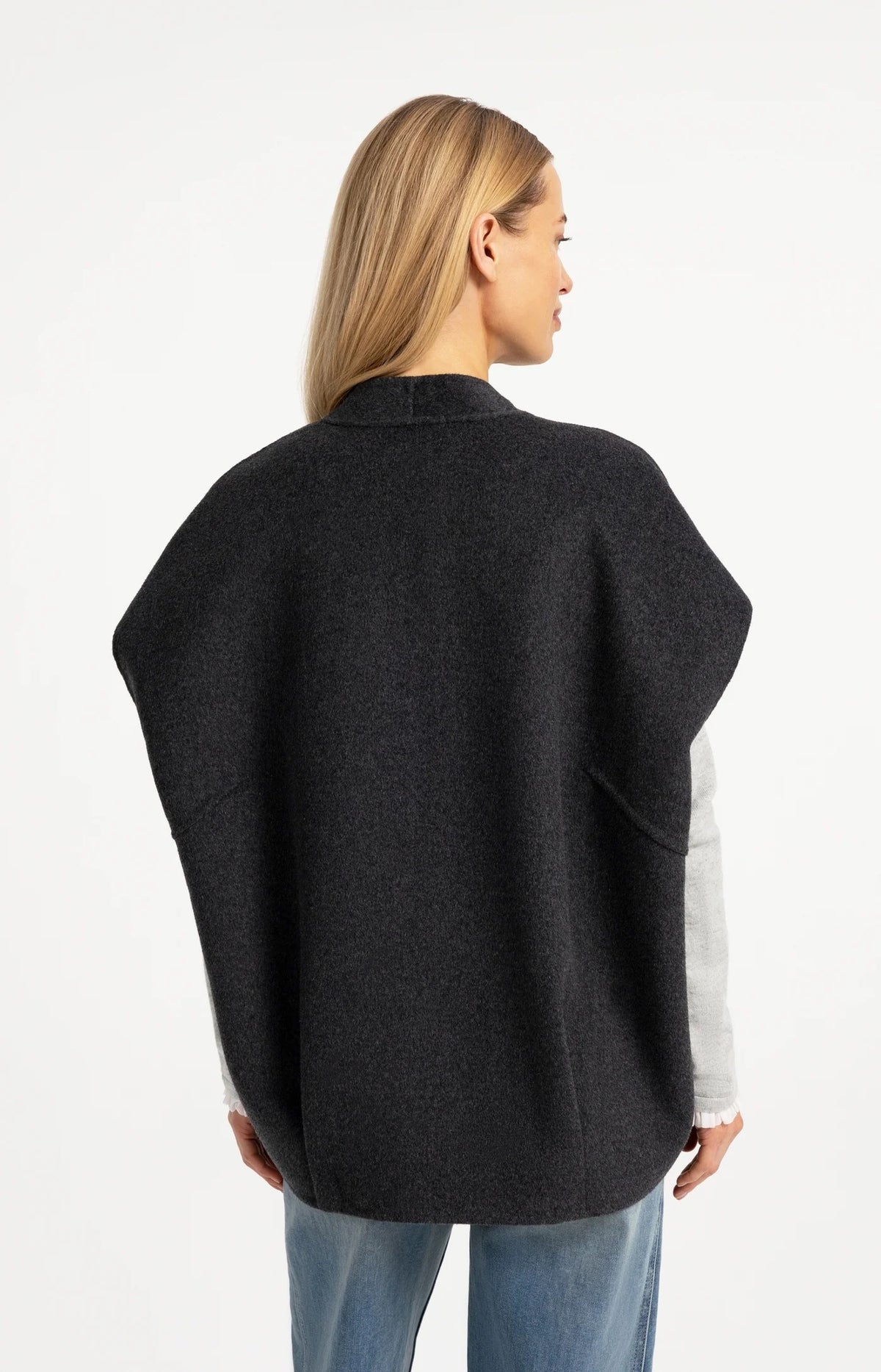 YaYa Oversized Wool Blend Gilet