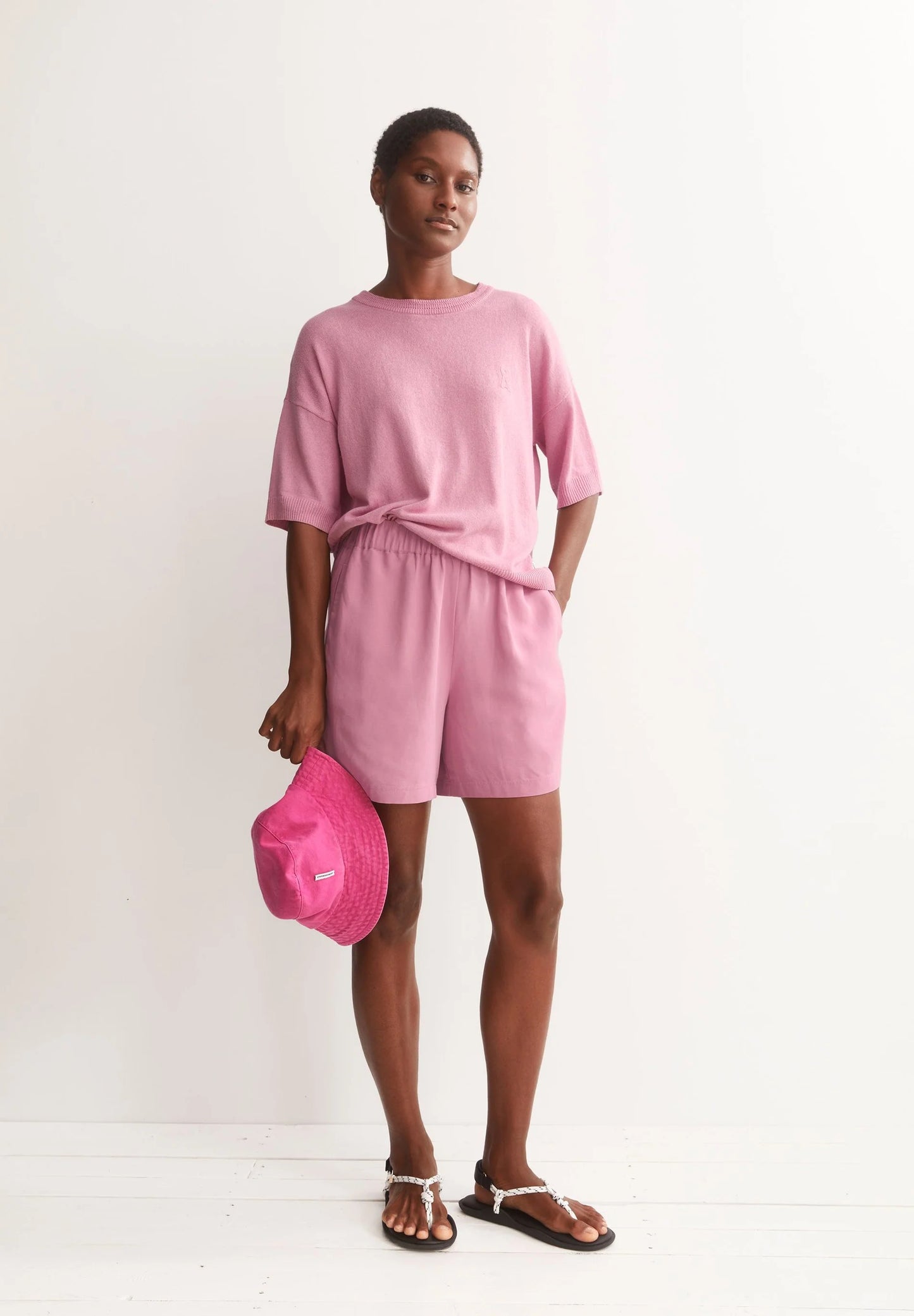 Armed Angels Short Sleeve Linen Blend Knit Sweater (2 Colours)