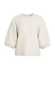 YaYa Knit Sweater With Balloon Sleeves (+2 colours)