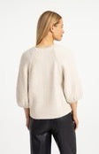 YaYa Knit Sweater With Balloon Sleeves (+2 colours)