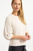 YaYa Knit Sweater With Balloon Sleeves (+2 colours)