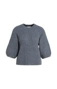 YaYa Knit Sweater With Balloon Sleeves (+2 colours)