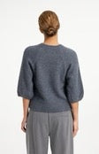 YaYa Knit Sweater With Balloon Sleeves (+2 colours)