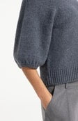 YaYa Knit Sweater With Balloon Sleeves (+2 colours)