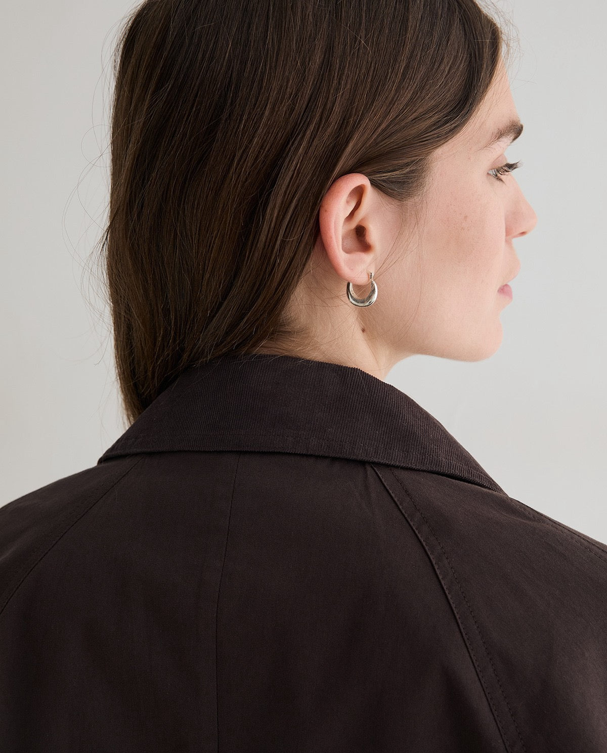 Yerse Short Trench Coat