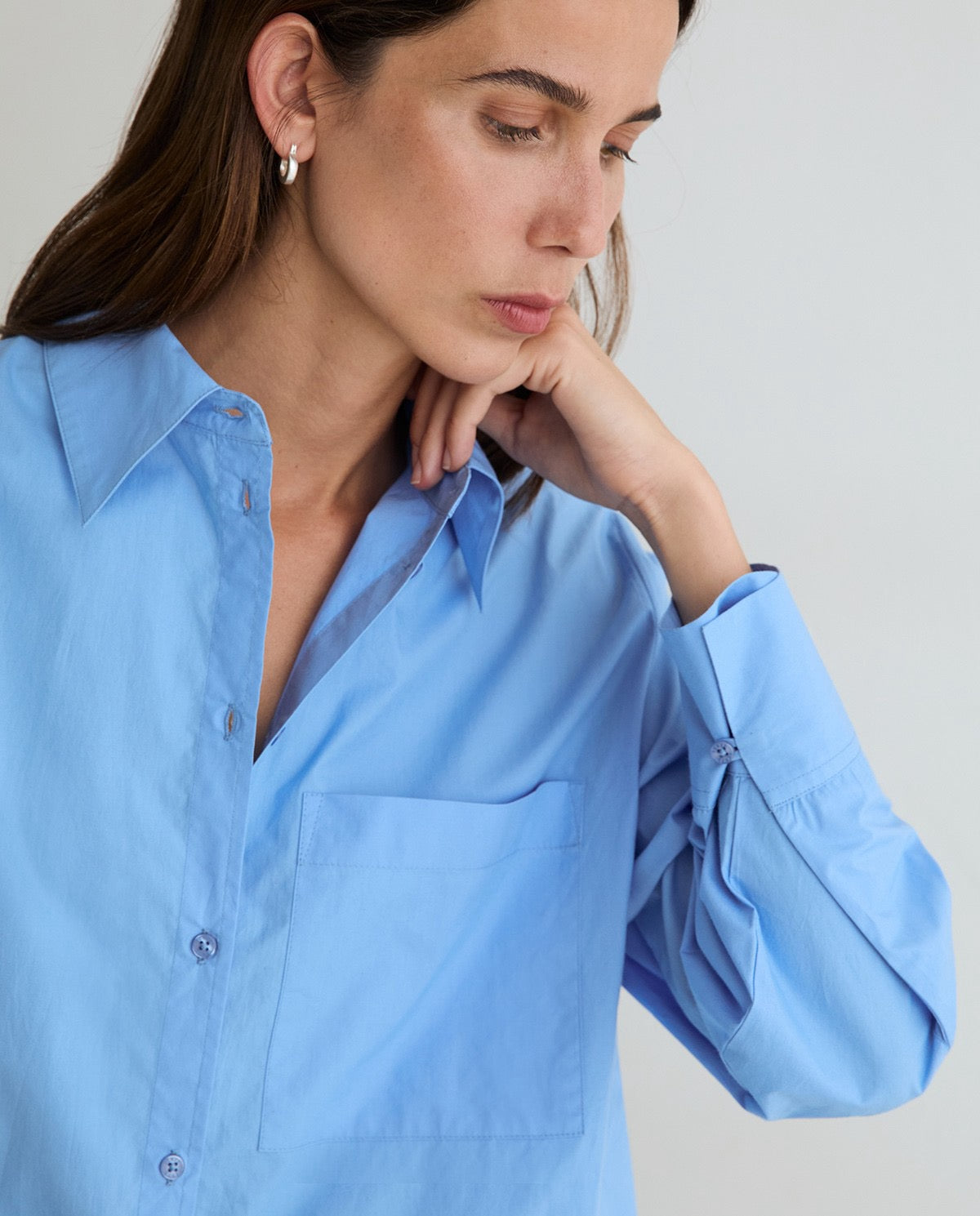 Yerse Oversize Poplin Shirt