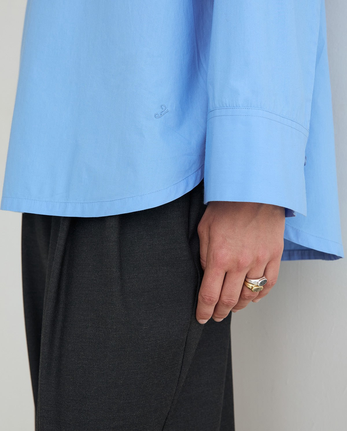 Yerse Oversize Poplin Shirt