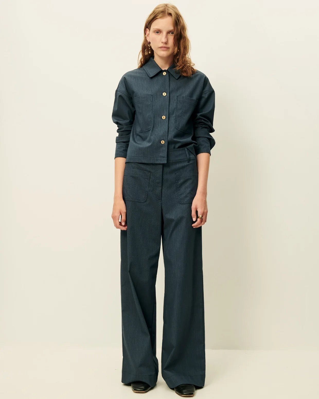 Sessun Manhatti Pants Worker Blue