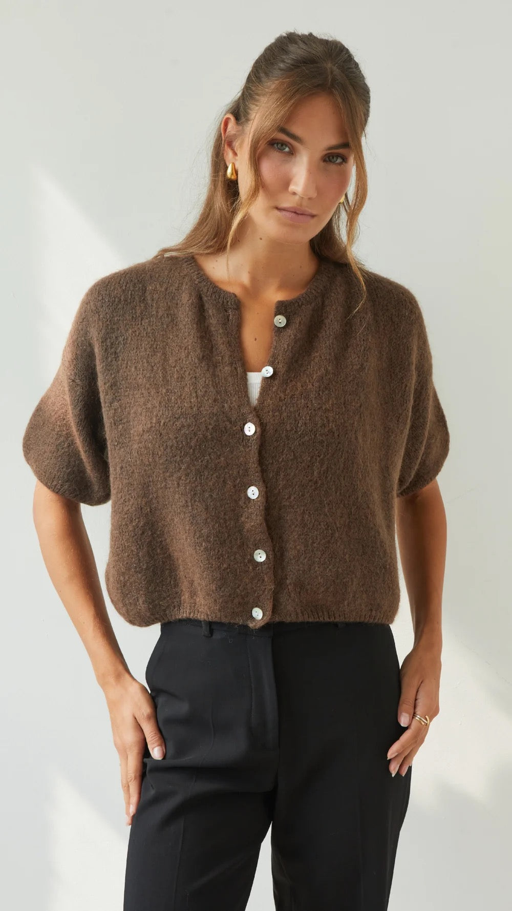 Charli Emme Mohair Blend Cardigan