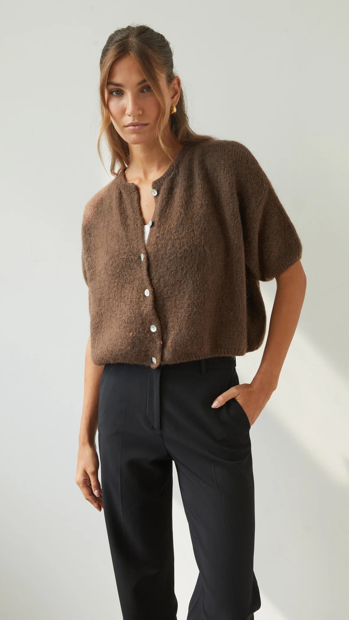 Charli Emme Mohair Blend Cardigan