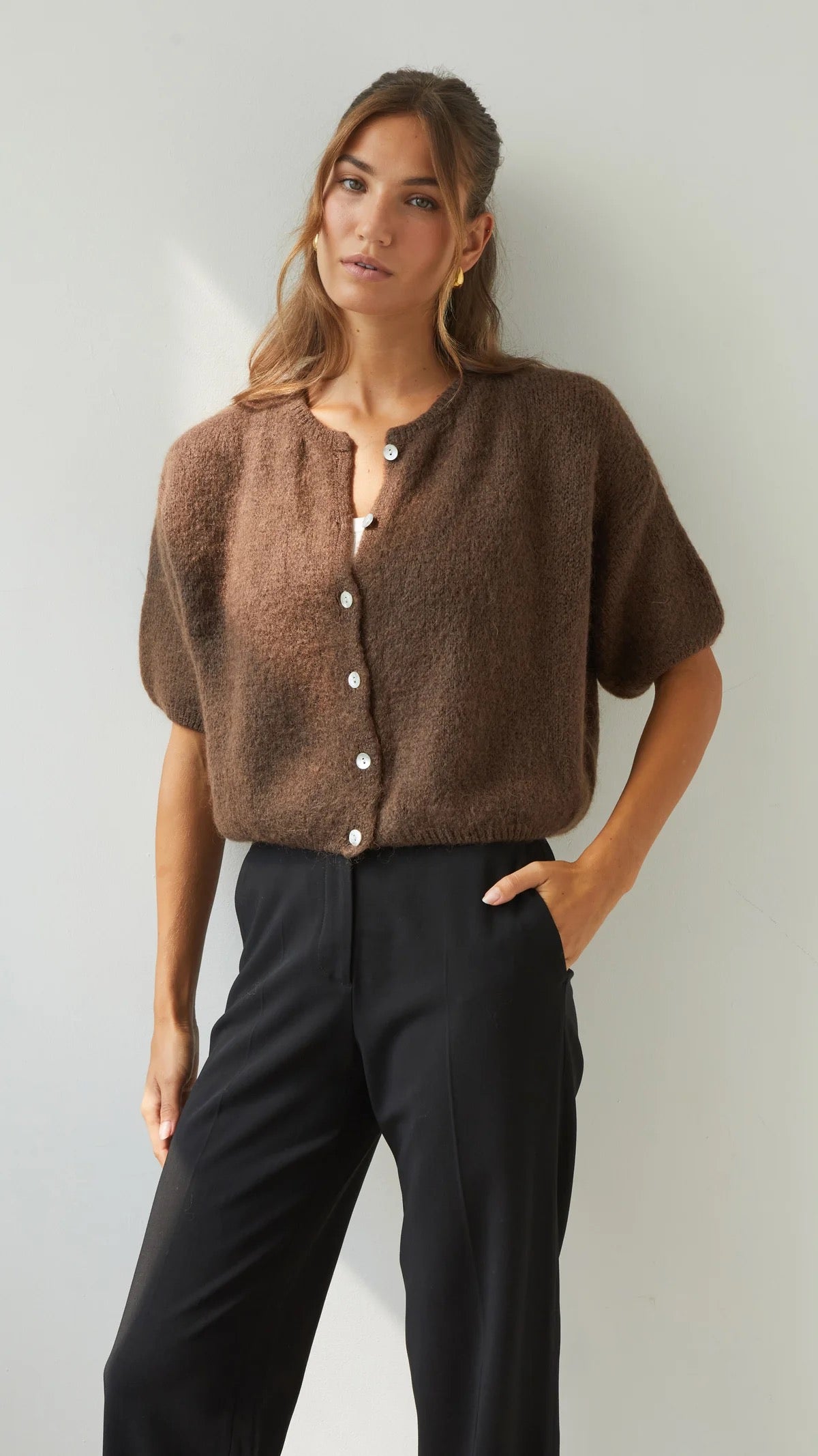 Charli Emme Mohair Blend Cardigan