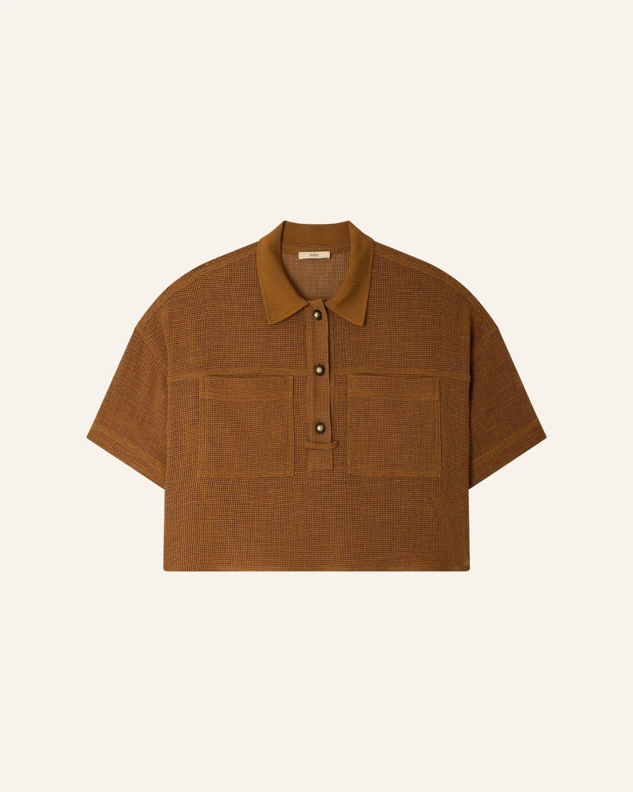 Sessun Paulo Polo Shirt - Amber Brown