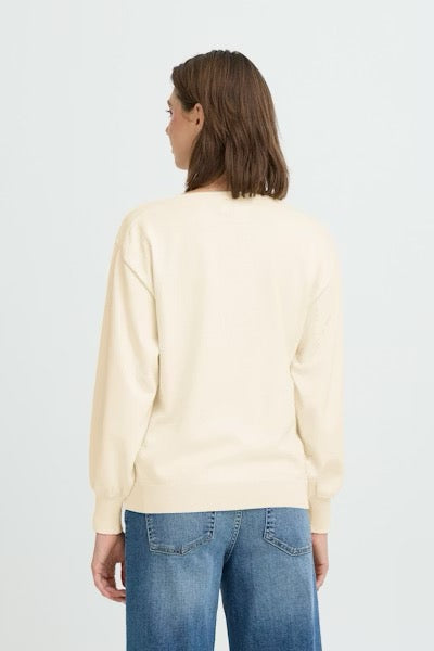 Ichi Luls Boat Neck Sweater