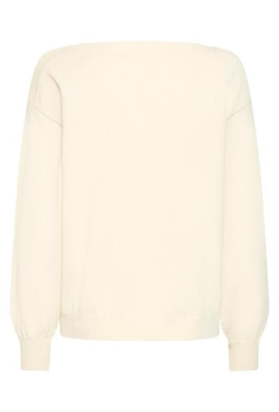 Ichi Luls Boat Neck Sweater