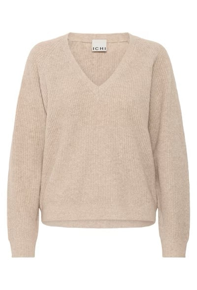 Ichi Dasila V Neck Sweater