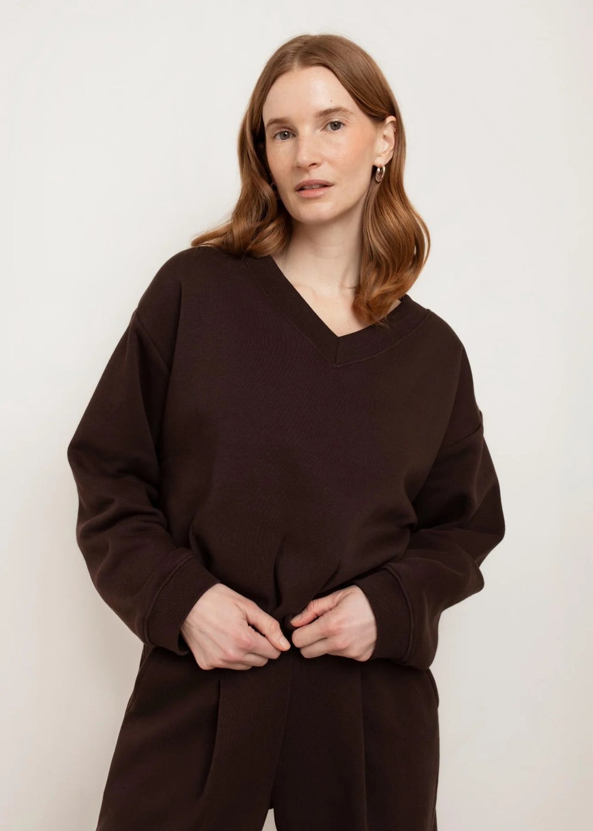 Paper Label Emma V Neck Blouson (+2 colours)