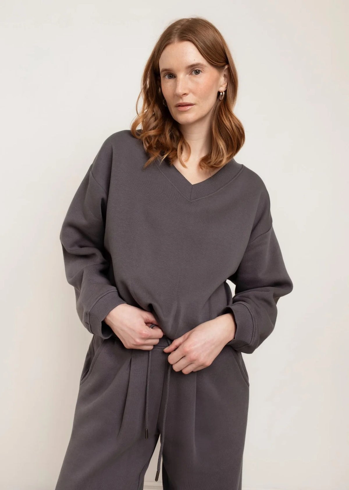 Paper Label Emma V Neck Blouson (+2 colours)