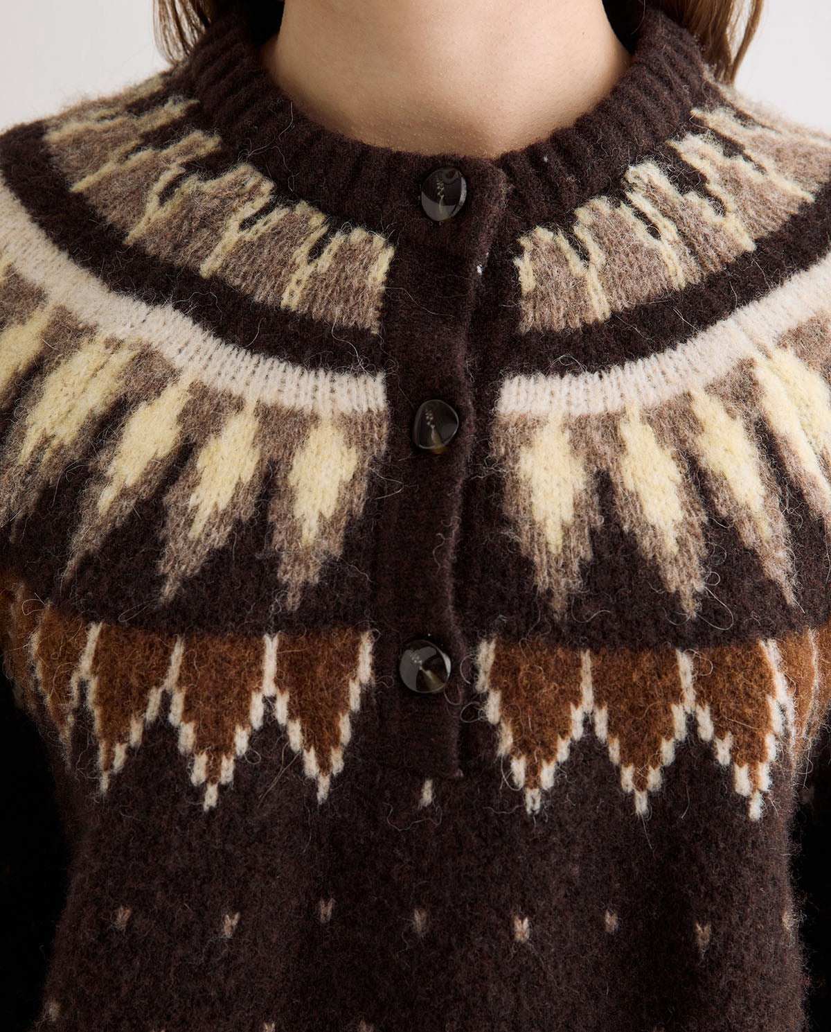 Yerse Nordic Jacquard Sweater