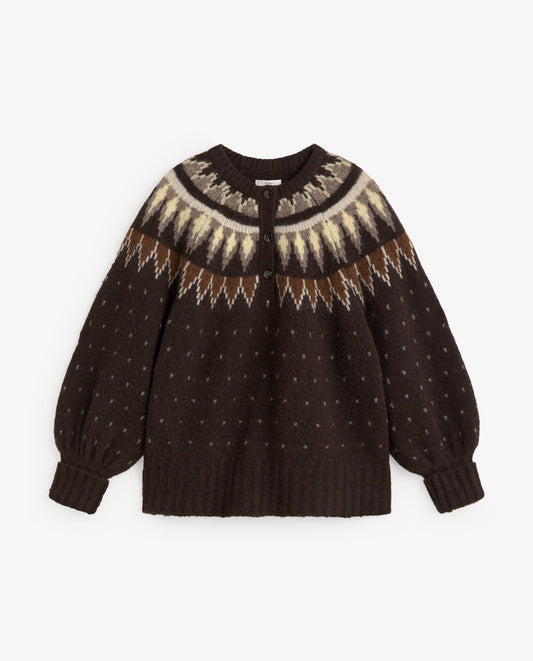 Yerse Nordic Jacquard Sweater