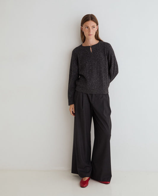 Yerse Cable Knit Sweater