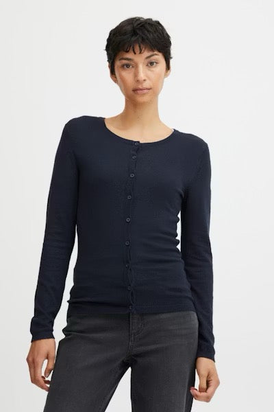 Ichi Mafa Button Up Sweater