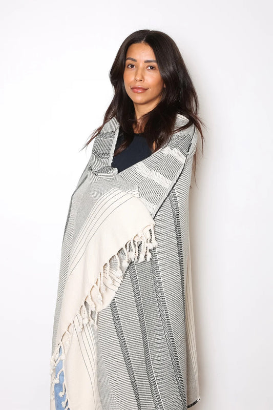 Tofino Towel Sonnet Striped Throw