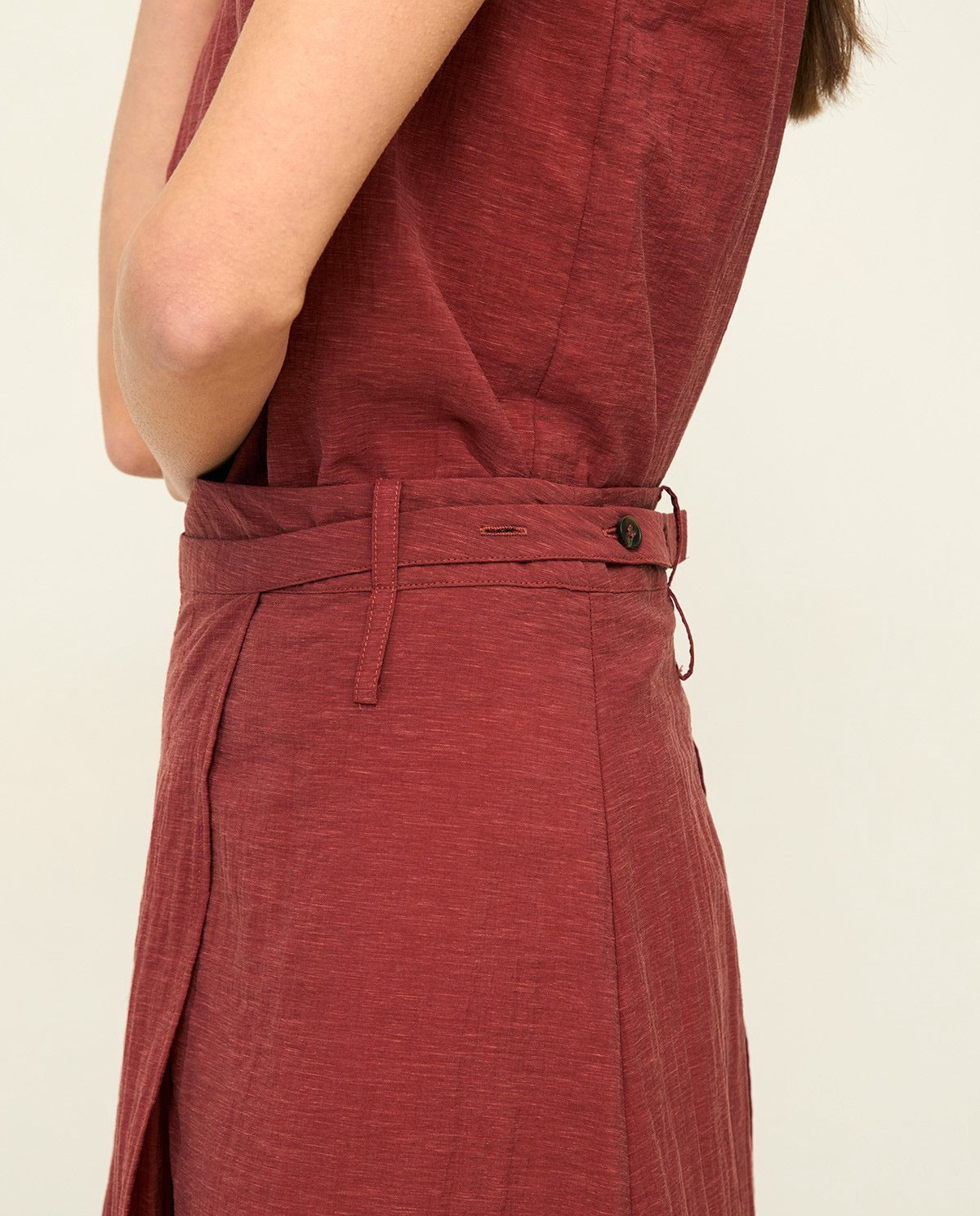 Yerse Double Layer Midi Skirt