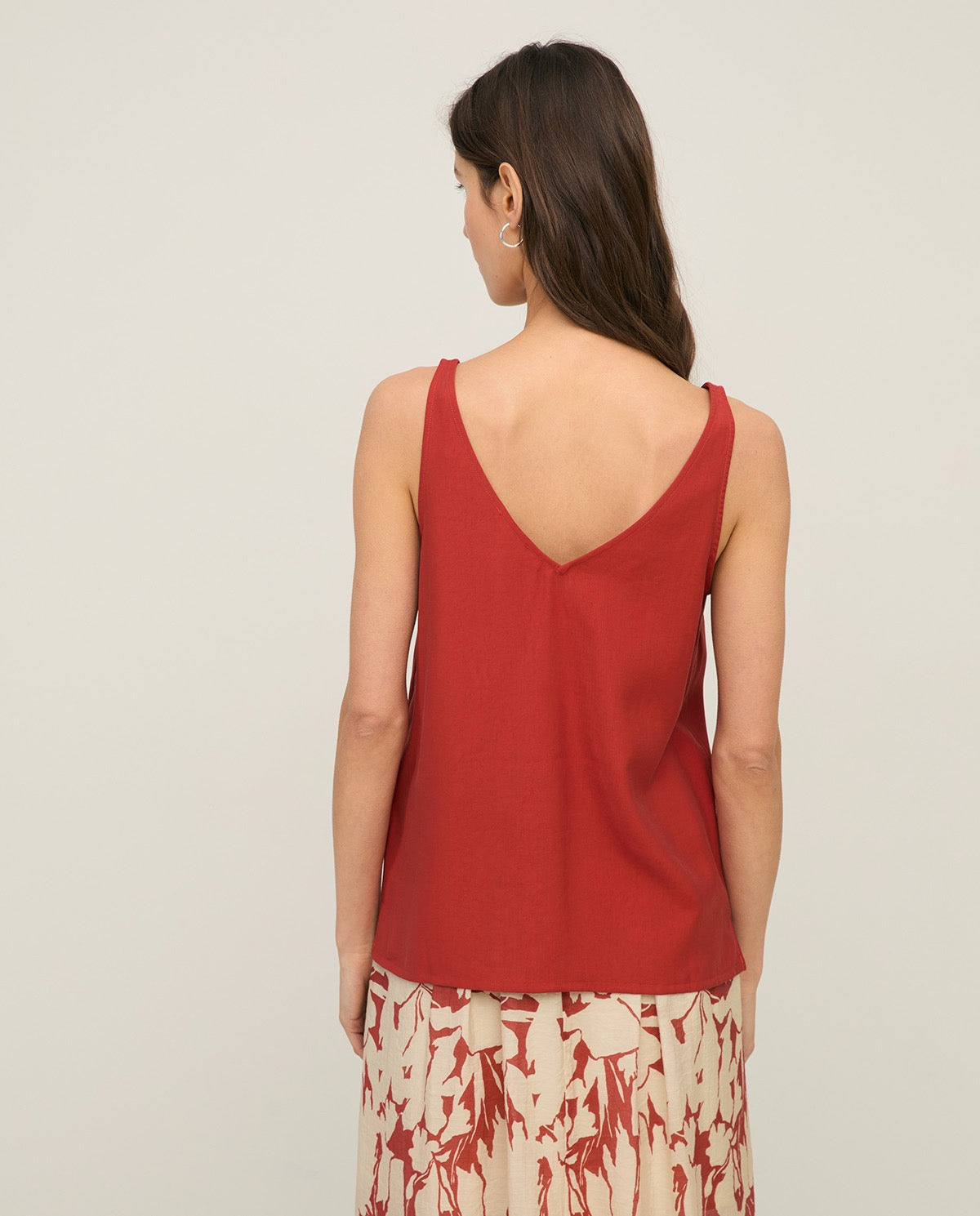 Yerse Viscose V-Neck Tank Top